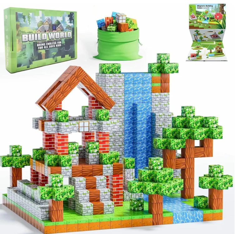 Et si ton enfant construisait SON monde pixelisé... sans écran ? 🎮✨ - Pack Illimité
