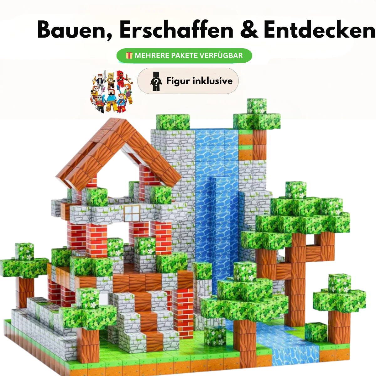 Was, wenn dein Kind seine eigene pixelige Welt bauen könnte… ganz ohne Bildschirm? 🎮✨