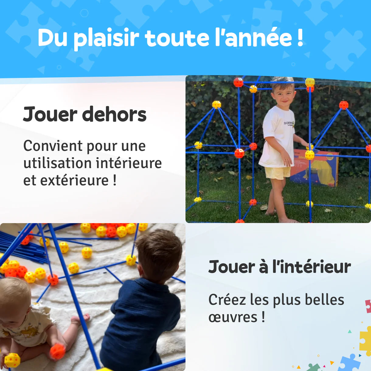 Pour les petits constructeurs aux grands projets.