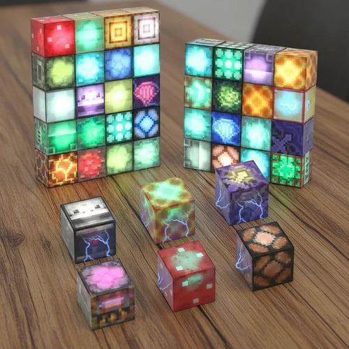 Blocs magnétiques lumineux